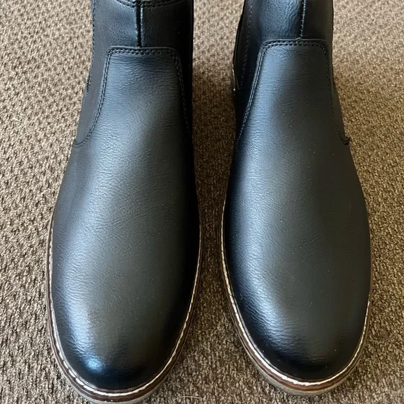 Sonoma Men\'s Black Ortholite Eco Pull On Boots - Size 9.5 - New Sonoma Size 9.5 Ortholite ECO Ankle Mens Shoes Style: Ledger  main image 4